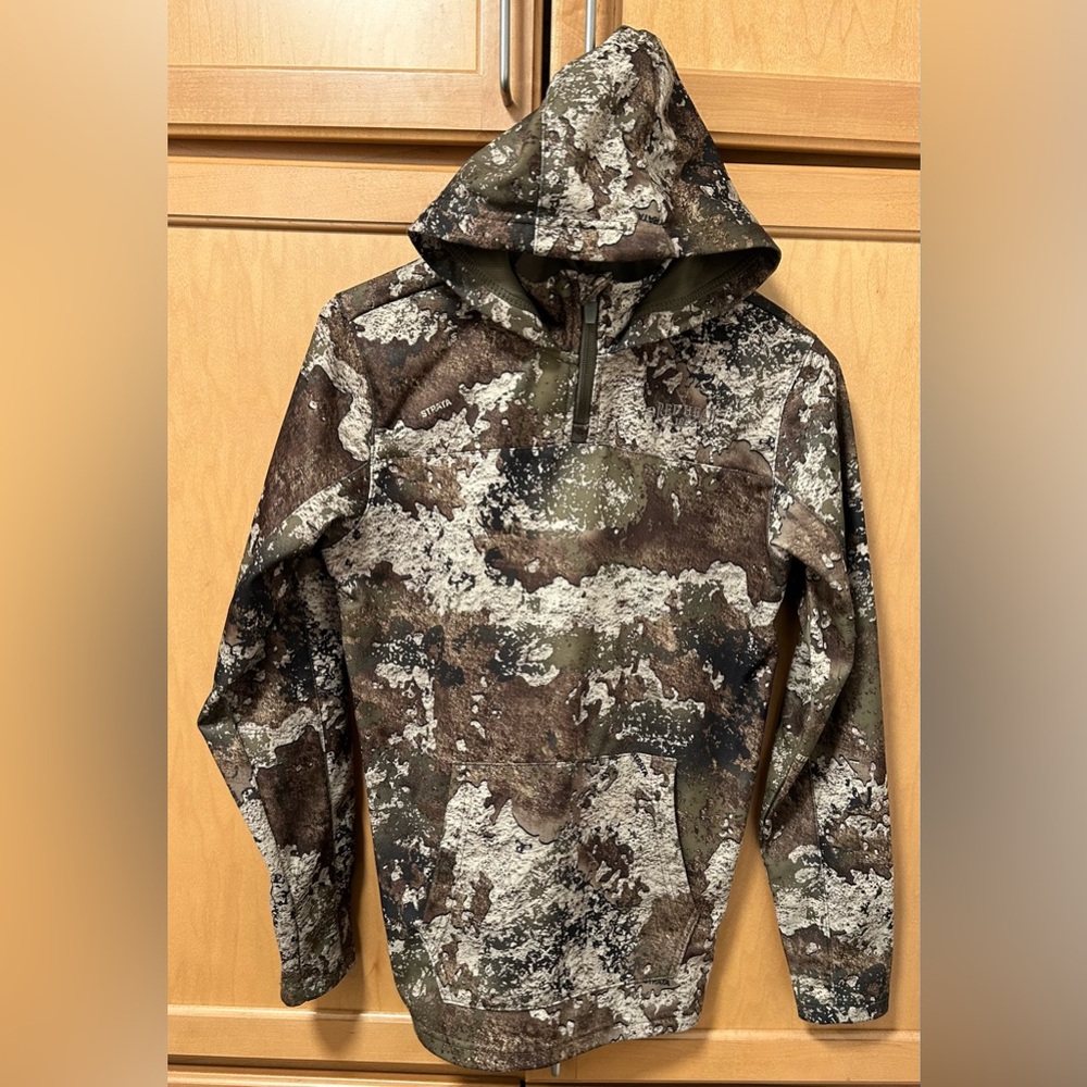 Red Line Youth Camo 1/4 zip up Hoodie